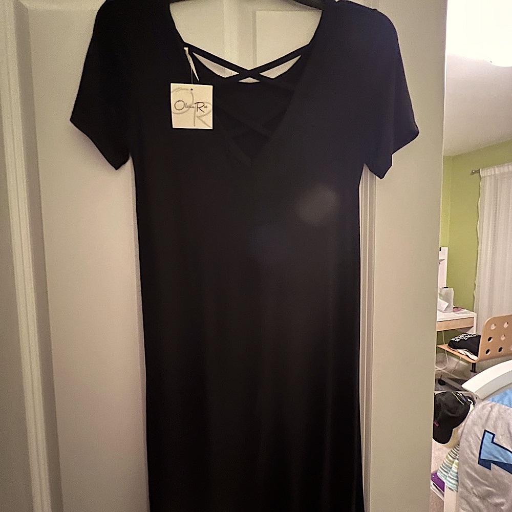 Olivia Rae soft material, black dress. Never worn.